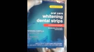 Review.(rite aide brand) dental whitening strips