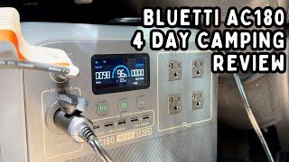 Bluetti AC180 Powering my 12V ICECO Fridge | 4 day camping trip