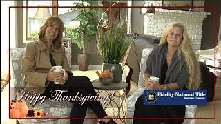 Happy Thanksgiving from Shawn Alix Fidelity Title 2020