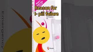Reason for I-pill emergency pill failure #pregnancy #ytshorts