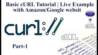 Basic cURL Library Tutorial | Live Example with Amazon/Google website | Part-1 