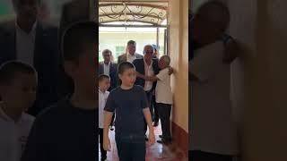 Салим Абдувалиев вместе свнуками проголосовал на выборах ПрезидентаУзбекистана