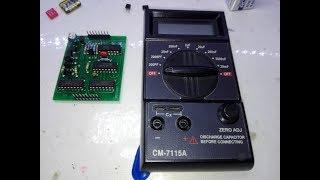 CM-7115A repair ремонт измерителя ёмкости