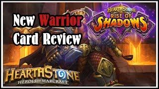 Hearthstone: Rise of Shadows Warrior Card Review