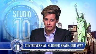 Milo Yiannopoulos Talks Free Speech, Feminism, Fake News & Australian Tour | Studio 10