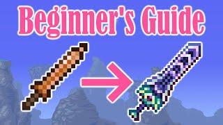 How to progress in Terraria (1.4 Beginner's Guide)