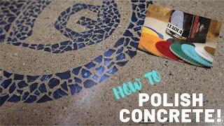 Polishing a Concrete Countertop