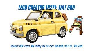 LEGO 10271: Fiat 500: In-depth Review & Speed Build