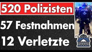 Polizei sucht Angreifer! Bilanz zur Demo vom 19.10.24: 57 Festnahmen, 12 Verletzte Polizisten!