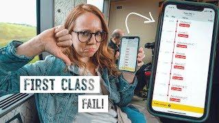 First Class Train Travel NIGHTMARE! Everything Went Wrong  (Copenhagen to Stockholm, Sweden)