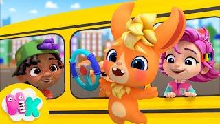 اغنية عجلات الحافلة  عجلات الباص تدور وتدور | HeyKids Arabic - أغاني أطفال