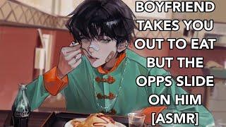 Boyfriend Takes You Out To Eat But His Opps Slide On Him [Boyfriend ASMR]