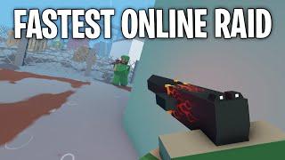 FASTEST ONLINE RAID IN 7,000 HOURS | Unturned Survival