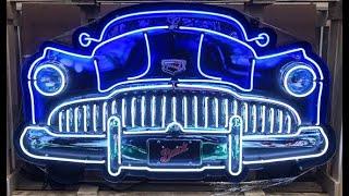 Amazing Neon Signs and cars at Spomer Classics.