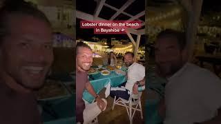 We made some friends here in a hotel in #bayahibe and we bought #langosta  from a local fisherman,