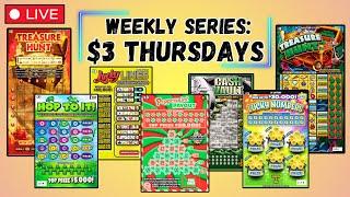 WEEKLY SERIES: $3 THURSDAY  SCRATCH OFF LOTTERY TICKETS FROM MULTIPLE STATES