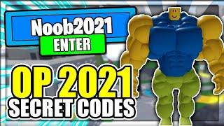 (2021) ALL *NEW* SECRET OP CODES! Mega Noob Simulator Roblox