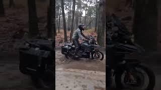 BMW GS 1250 R Adventure bike crossing water  #foryou #foryoupage #fyp #shorts #shortsfeed #viral
