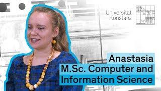 Three questions to Anastasia, M.Sc. Computer and Information Science