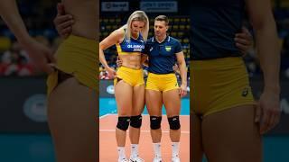 10ft Volleyball Player #shorts #tallwoman #tallgirlfriend #hug #heightdifference #volleyball
