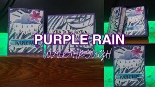 PURPLE RAIN - 5 x 4 Mini Album | Scrapbook Walkthrough