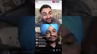 Sharry maan and sidhu moose wala live on insta