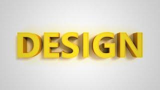 3D Text | Photoshop