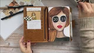 October 2023 Planner Perfect Set up +I Flip  B6 Slim TN