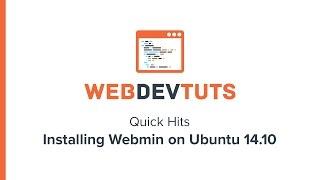 Install Webmin on Ubuntu