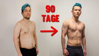 Meine Body Transformation | 90 Tage Sport Challenge REZO