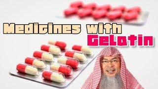 Is it permissible to take medicines that contain gelatin / gelatine? - assim al hakeem