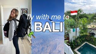 Fly with me to BALI | Backpacking Asia ep. 1