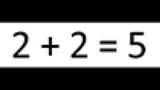 Доказательство, что 2 + 2 = 5