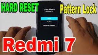 Xiaomi Redmi7 Password, Pin,Pattern Factory Reset Without PC |