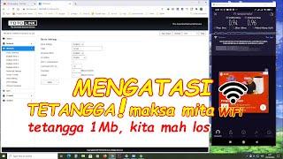 Cara membuat 2 jalur koneksi Wifi hotspot dan Membatasi Bandwidth / keceptan internet totolink