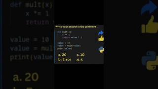 Subscribe and Comment your Answer#coding #programming #C #coder #reels