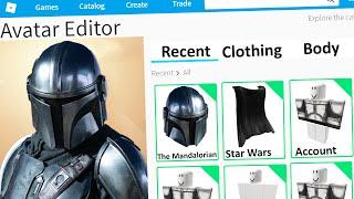 MAKING THE MANDALORIAN a ROBLOX ACCOUNT