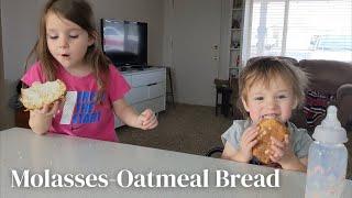 Molasses-Oatmeal Bread | Come Bake With Me!!