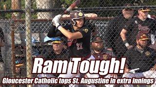 Gloucester Catholic 1 St. Augustine 0 (11 Innings) | HS Baseball | Tate DeRias Go-Ahead RBI!