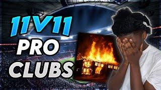 I BURNT THE HOUSE DOWN?! | 11v11 Pro Clubs w/ VIEWERS