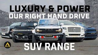 Autogroup International's Right-Hand Drive SUV Range : Yukon Denali, Bronco Raptor, Hummer EV & More