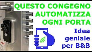 Automatizza facilmente ogni porta con serratura europea con il sistema Dsmart. Ideale per B&B