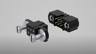 Datamate 101Lok from Harwin – fast mating hardware for high reliability connectors