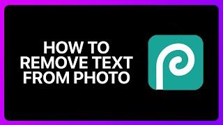 How To Remove Text From Photo In Photopea Tutorial