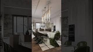 Renaissance | Interior 3D visualization. 3Ds Max + Corona Render