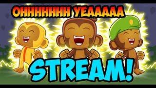 Let's PLAY WITH POWERS! Livestream - Bloons TD Battles