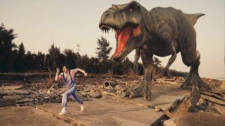 MY LOVE VS Dinosaur T - Rex Chase | Jurassic World Camp Cretaceous Fan Made Film | Teddy chase