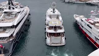 FEADSHIP•LADY MARINA docking at MONACO. @emmansvlogfr