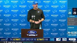 Jared Goff is the Madden Thanksgiving MVP! - Dan Campbell talks about Lions' 23-20 win over Bears