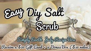 QUICK and EASY Diy Salt SCRUB